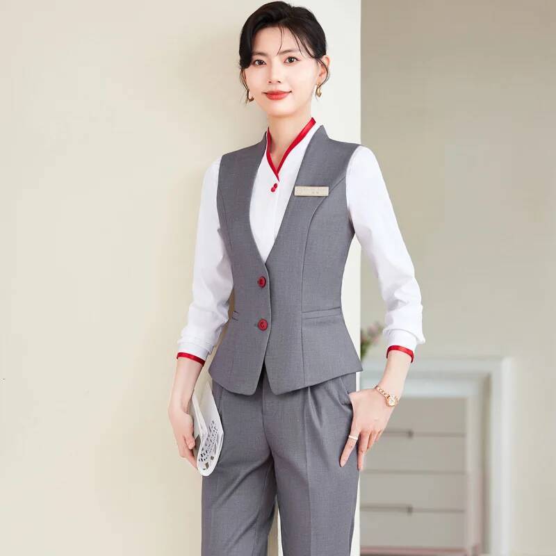Women Formal Wear Business - Eleganckie garnitury damskie plus size 5XL,