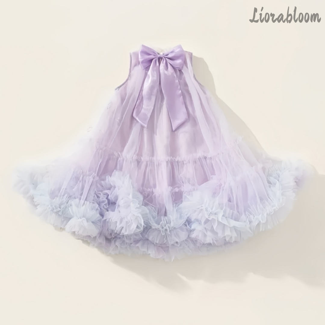 Women'S Formal Wear For Girls - Fioletowa Sukienka Codzienna Księżniczka, Suknia Wieczorowa,