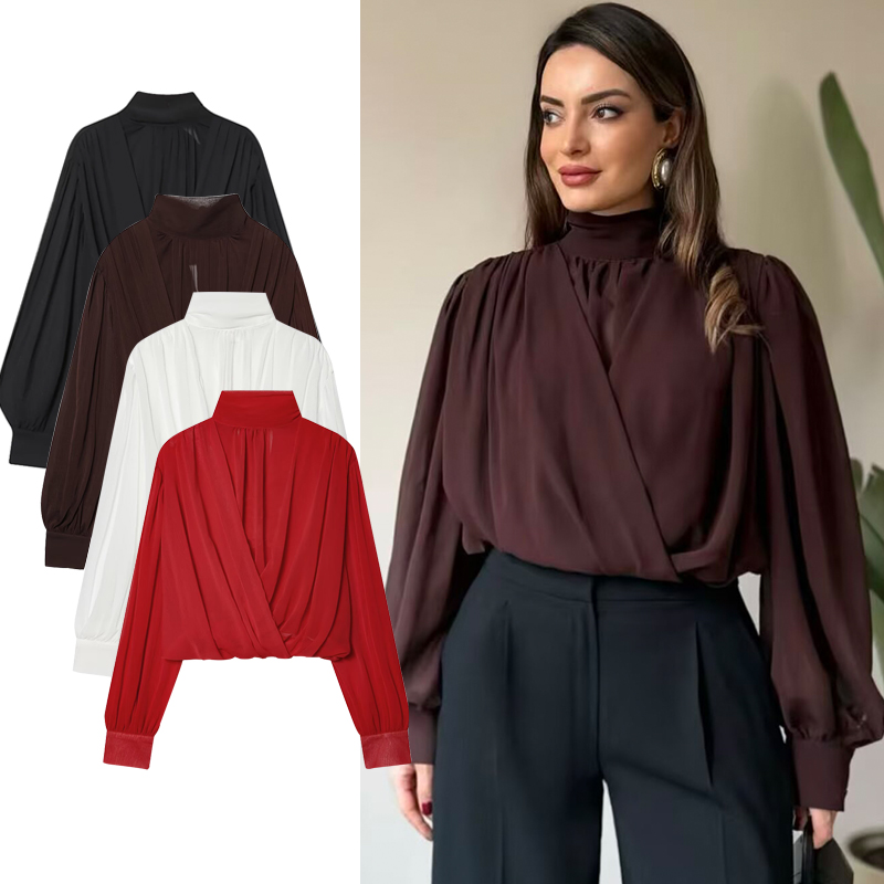 Women'S Formal Wear Blouse - Damskie bluzki i topy 2026 New