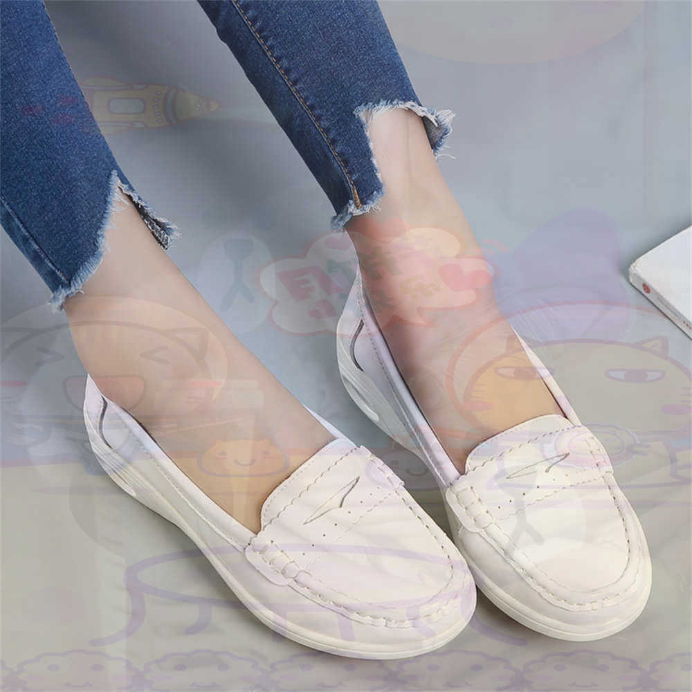 Elderly Women Formal Wear - Miękkie wsuwane buty damskie w dużych