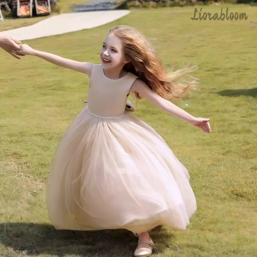 Women'S Formal Wear For Girls - Wielobarwna Sukienka Księżniczki Bez Pleców Tiulowa