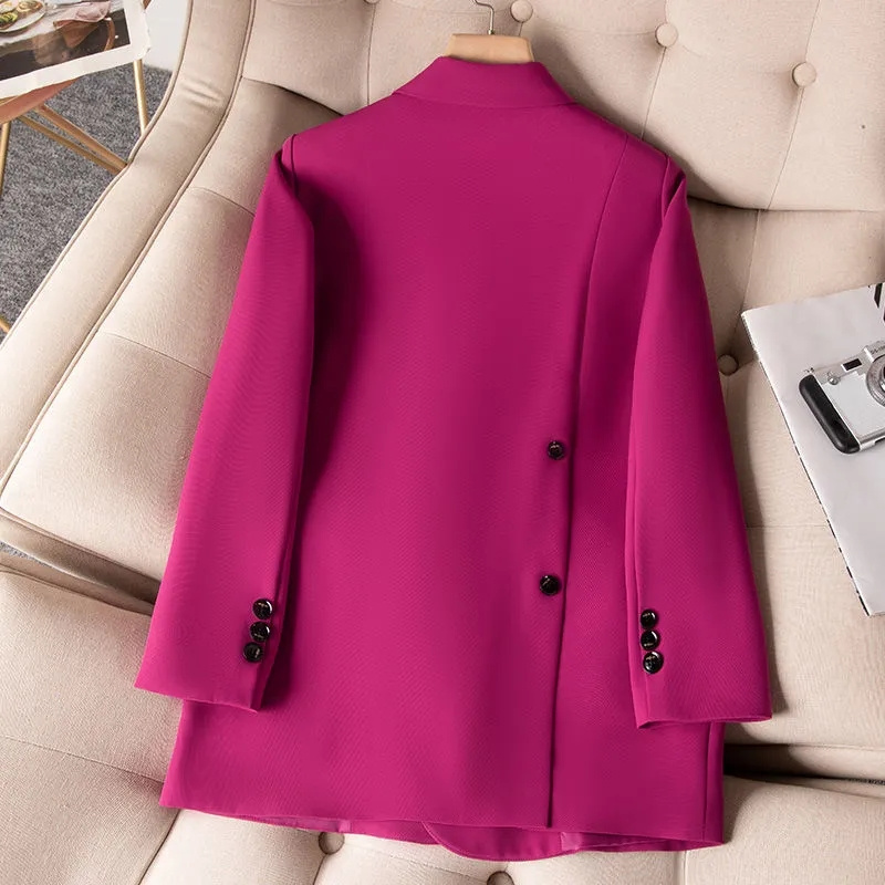 Women Formal Wear Business - Damskie formalne marynarki 2023 nowe różane