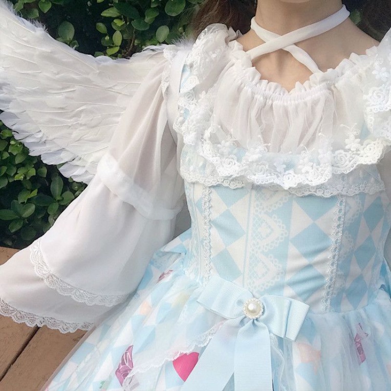 Koszula Lolita z szyfonu z dłu – Women'S Formal Wear Blouse recenzja i cena