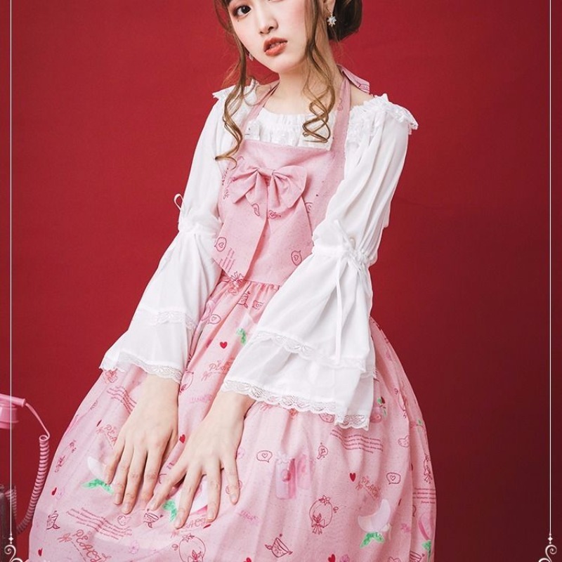 Koszula Lolita z szyfonu z dłu – Women'S Formal Wear Blouse recenzja i cena