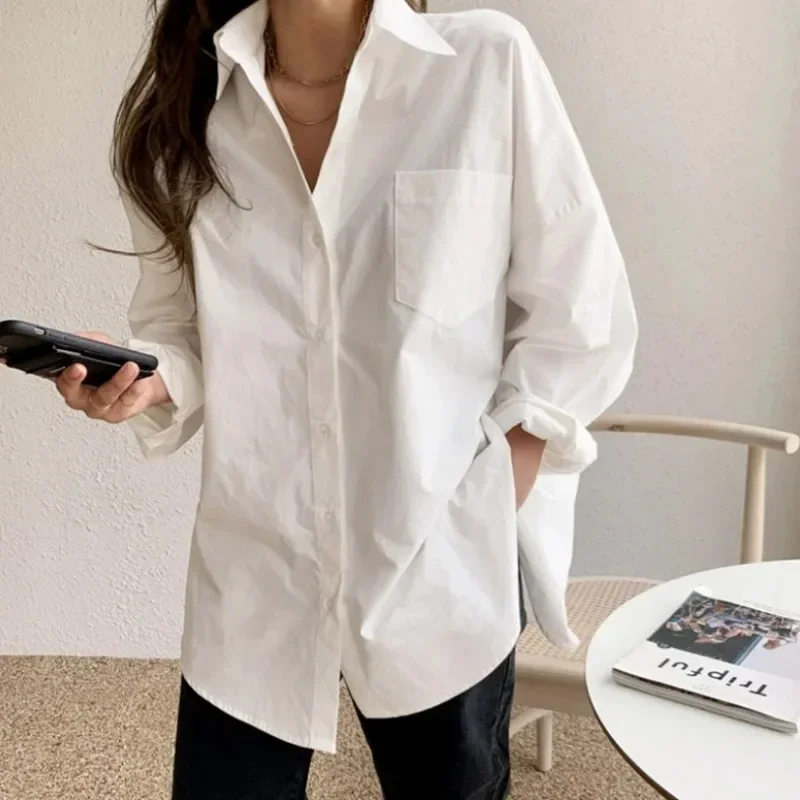 Moda 2026 Nowa Bawełniana Kosz – Women'S Formal Wear Blouse recenzja i cena