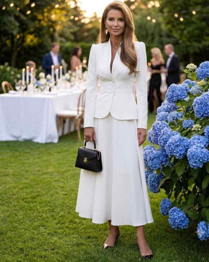 Elegancki dwuczęściowy damski  – Women Formal Wear Business recenzja i cena